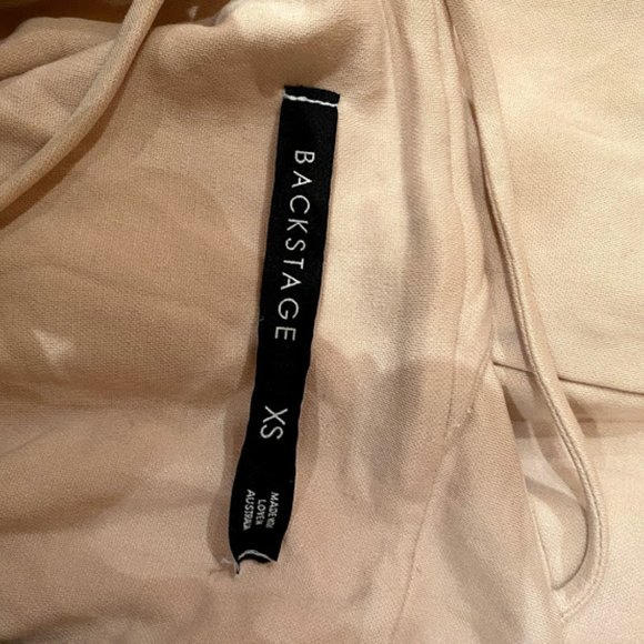 Backstage Nude Front Tie Dress - Picture 3 of 3